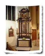 Der St. Agatha Zunftaltar in der Pfarrkirche Attendorn